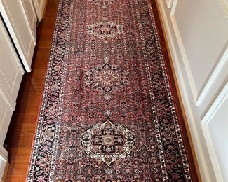 Hand-knotted Wool Persian Runner (112"L x 34"W)