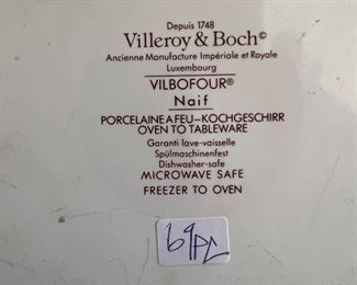 Villeroy & Boch Vilbofour Naif Porcelain China (69pc)