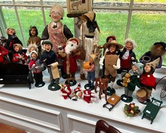 Huge Christmas Figurine Collection