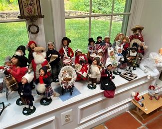 Huge Christmas Figurine Collection