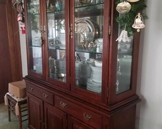 Cherry china cabinet