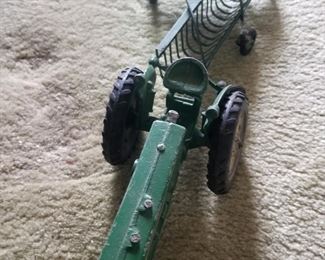 Diecast metal tractor