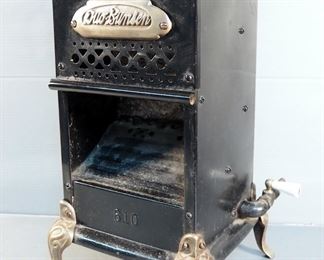 Duo-Bunsen Metal Gas Powered Space Heater, Model 610, 19.5" x 10" x 8.5"