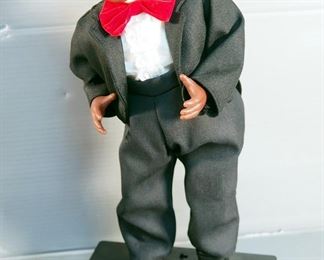 The Cookie Cop 10.5" Battery Operated Cookie Jar, And Battery Operated 2001 The Jazzman Animated Figure