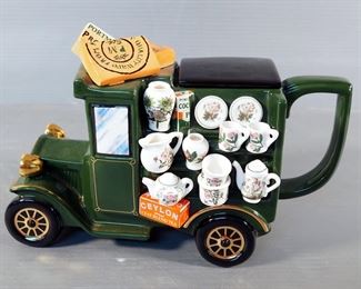 Portmeirion Potteries Collectable Teapots Paul Cardew Large Delivery Truck Teapot