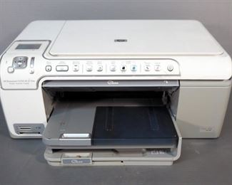 HP Photosmart All In One Printer Scanner Copier, Model # C5250, Untested, Missing Power Cord, City Of Belton Surplus
