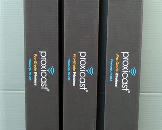Proxicast Pro Grade Wireless 10 dBi Pole/Wall Mount Fiberglass Antenna, Qty 3, Model ANT-127-002, Pole & Bracket Kits, Qty 2