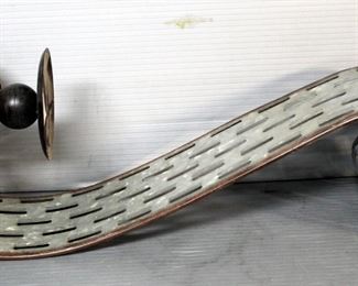 Vintage Eagle Adjustable Desk Lamp, 16", Curved Tin Wall Sconce 21", And 4" Flameless Candle