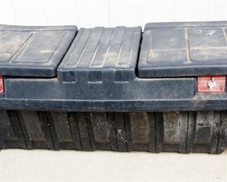 Work Box Poly Vinyl Double Lidded Locking Truck Bed Box, 20" x 60" x 22.5"