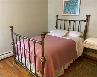 Antique Full Size Brass Bed