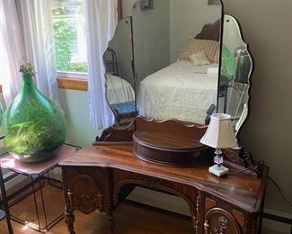 Antique Vanity (Shown Without included stool)