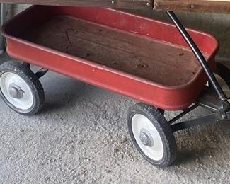 Vintage Red Wagon