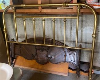 Antique Brass Headboard