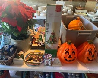 Halloween and Christmas Decorations