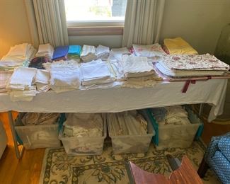 Assorted Linens including Vintage Linens