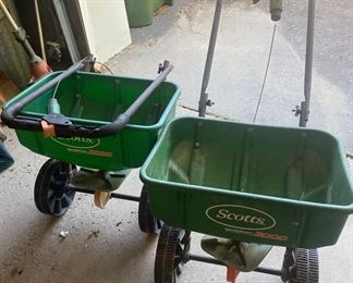 Pair of Scotts Lawn Spreaders