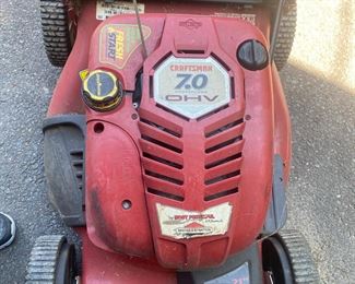 Craftsman Power Mower Detail