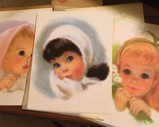 Northern Paper Product prints.  There are two more not shown.  11"x14"; never mounted or framed.