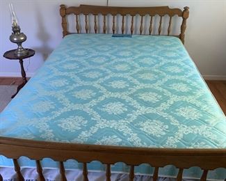 Queen bed, mattress  and box springs 