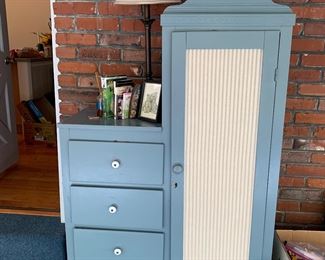 Refurbished vintage wardrobe 