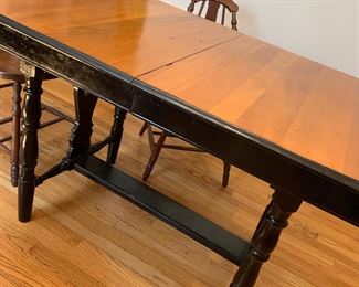 Farmhouse table with 3 leaves