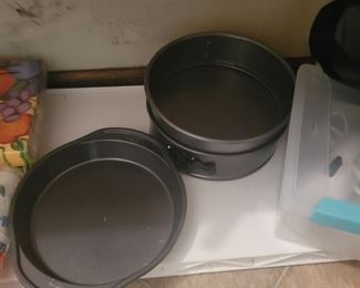 This lady wss a baker.  Lots of cookie cutters and baking items.