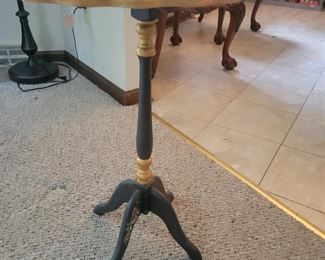 Hand painted table by Betty Strickland Sampsel