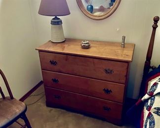 3 Drawer Oak Dresser