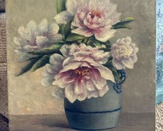 Flowers in a Vase Oil Painting