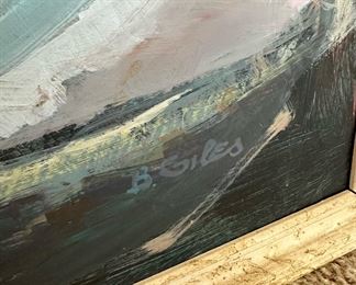 Floral Oil Painting by B. Giles