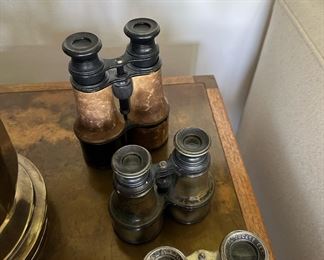 3 Antique Field Opera Binoculars