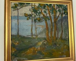 Landscape and Ocean Oil Painting