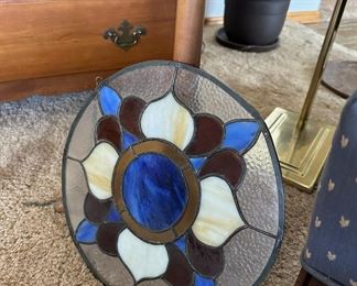 Indoor/Outdoor Small Round Stained Glass