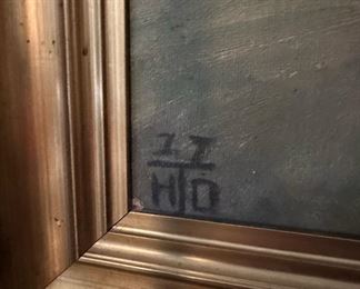 Frame Oil Painting of Pier by ZZ HD