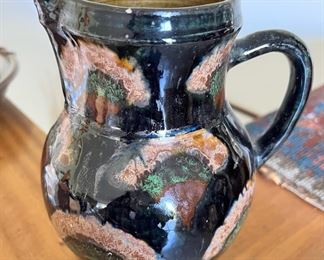 Glazed Pottery Jug - Made in Germany