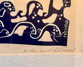 Framed and Matted Sailboat Print by John Sollid