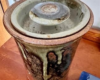 Glazed Pottery Crock