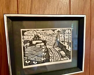 Farmland Silhouette by M Robertson