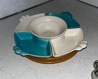 Vintage lazy Susan USA ( has a few chips)