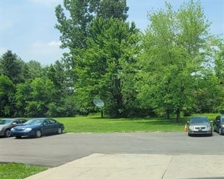 Please do not park in this section across from the estate sale house 