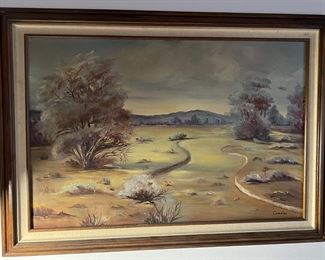 The family that lived here were artists.  You can find two or three generations' worth of pieces. These are originals.