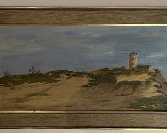 For lighthouse fans, there is a painting here for you, too.