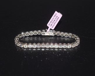 18K White Gold Bracelet