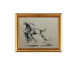 Borein Bronco Framed