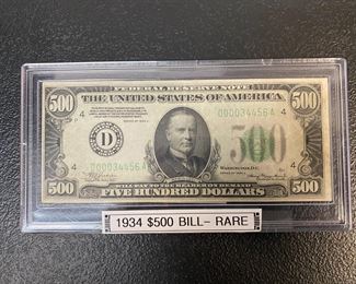 1934 500 Bill