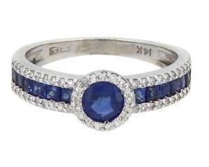 Diamond and Sapphire Ring