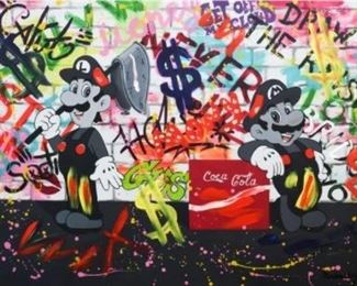 Nastya Rovenskaya Mixed Media Loving Coca Cola