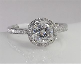 18K .72ct Diamond Ring