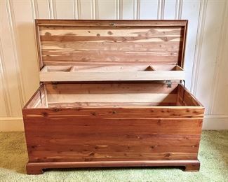 Vintage Knotty Pine Cedar Trunk