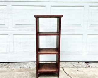 VINTAGE 3 SHELF MAGAZINE RACK